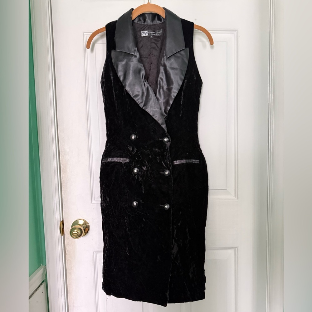 Morgan Taylor Velvet Vest Dress